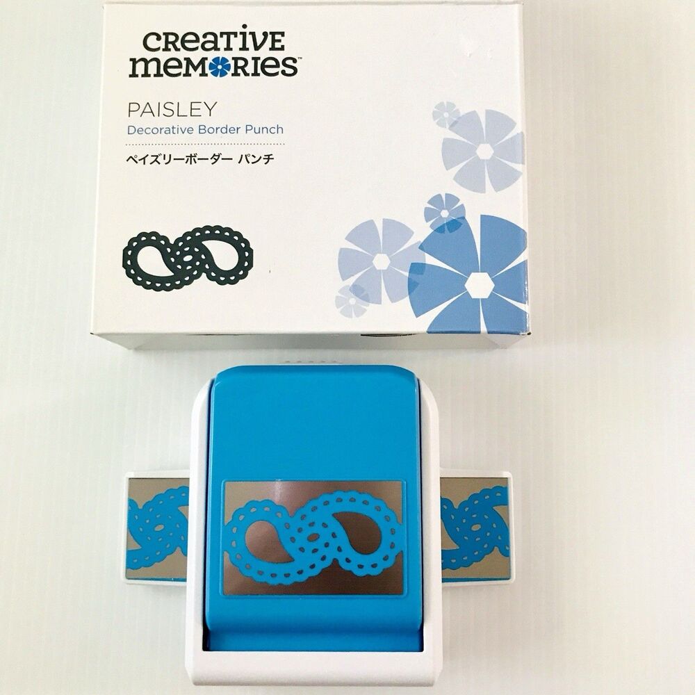 Creative Memories PAISLEY Decorative Border Punch New With Box